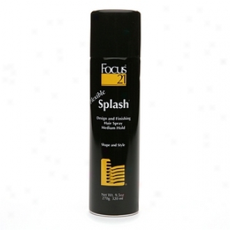 Point of concentration 21 Flexible Splash Design And Finishing Hair Spray, Medium Hold