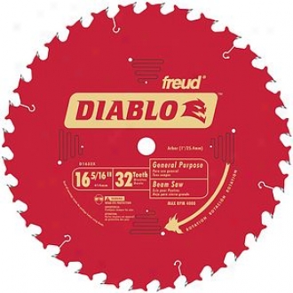 Freud 16-5/6  32t Diablo General Purp0se Beaj Saw Blade D1632x