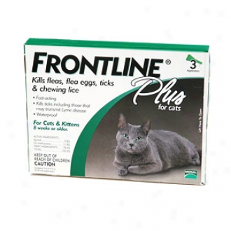 Frontline Plus For Cats &am;p Kittens 8 Weeks Or Older