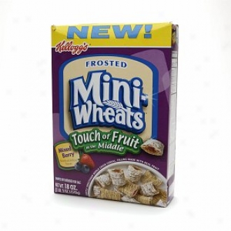 Frostef Mini Wheats Mixed Berry Cereal, Touch Of Fruit In The Middle