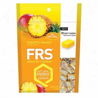 Frs Healthy Energy, All Natural Chews, Pineapple Mango