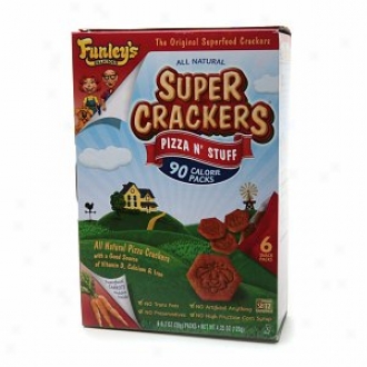 Funley's Delicious Super Cracjers Pizza N` Stuff, Snack Packs, Superfood Carrot