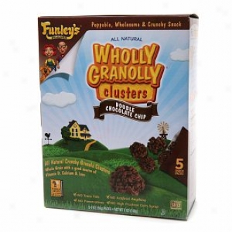 Funley's Delicious Wholly Granolly Clusters, Snack Packs, Double Choccolate Chip