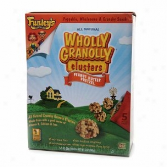 Funley's Delicious Entirely Granolly Clusters, Snack Packs, Peanut Butter P5etzel