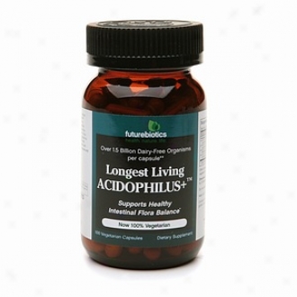 Futurebiotics Longest Living Acidophilus+ Vegetarian Capsules