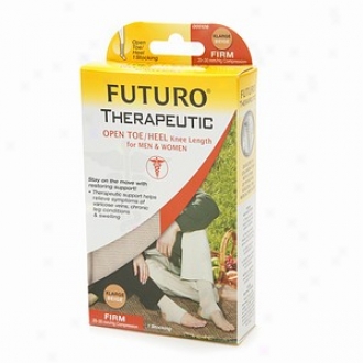 Futuro Therapeutic Support Open Toe/heel, Knee High, Firm Comprrssion, Beige, Xl