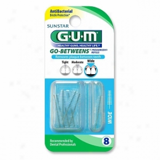 G-u-m Proxabrush Refills In favor of Wide Tooth Spaces, Tapered