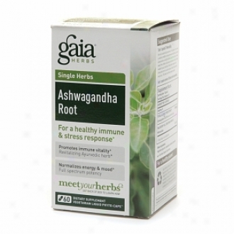 Gaia Herbs Ashwagandha Root, Vegetarian Ljquid Phyto-caps