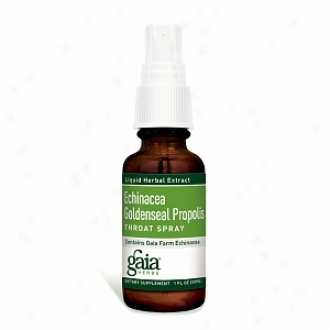 Gaia Herbs Echinacea Goldenseal Propolis Thriat Spray Supreme