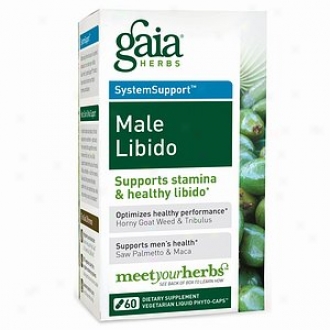 Gaia Herbs Male Libido With Maca Root And Yohimbe, Liquid-filled Capsules