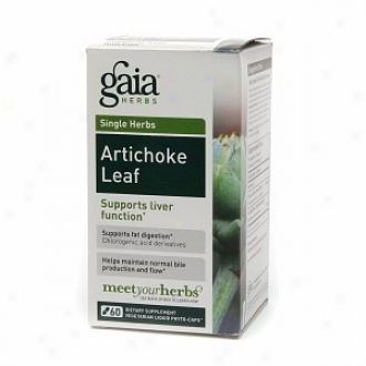 Gaia Herbs Single Herbs, Vetetarian Phyto-caps, Artichoke Leaf