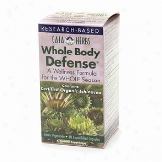 Gaia Herbs Whole Body Defense, 100% Vegetarian Liquid-filled Capsles