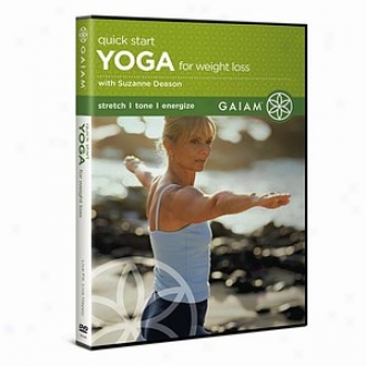 Gaiam Quick Start Yoga For Weight Loss Dvd With Suzzanne Deason