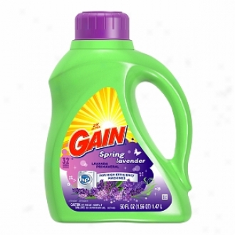 Gain Aloft Efficiency Liquid Detergent, 32 Loads, Spring Lavender