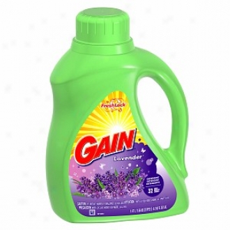 Gain Liquid Deyergent With Freshlock, 32 Loads, Lavender