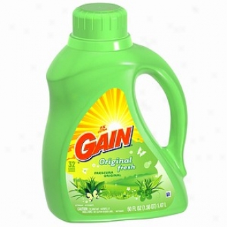Gain Ultra Laundry Detergent 2x Concentrated, Original Fresh, 32 Loads