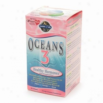 Garden Of Life Oceans 3 Healthy Hormones With Omegaxanthin Softgels