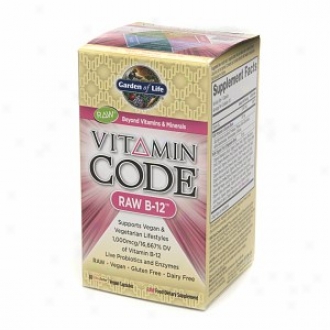 Garden Of Life Vitamin Code Raw B-12, Ultrazorbe Vegan Capsules