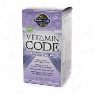 Garden Of Life Vitamin Code Raw Prenatal Multivitamin, Ultrazorbe Veggie Capsules