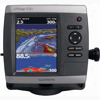 Garmin Gpsmap 531 Series Gpa Receiver Gpsmap 531s With Dual-beam Transducer