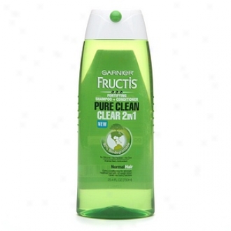 Garnier Fructis Hairacre Pure Clean 2 In1 Shampoo + Conditioner For Normal Hair