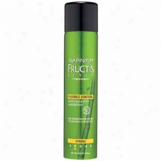 Garnier Fructis Style Anti-humidity Hairspray, Flexible Contrll With Natural Bamboo Extract