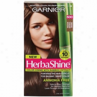 Garnier Herbashine Color Creme Wifh Bamboo Etxract, Medium Natural Brown 500