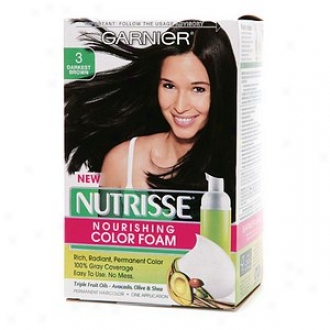 Garnier Nutrizse Nourishlng Color Foam Lasting Haircolor,_Darkest Brown 3
