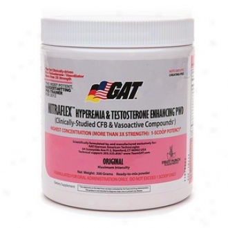 Gat Nitraflex Hyperemia &qmp; Testosterone Enhancing, Fruit Puncb