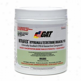 Gat Nitraflex Hyperemia & Testosterone Enhancing Comminute, Green Apple