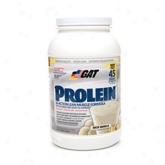 Gat Prolein, 16-action Lean Muscle Formula, Rich Vanilla