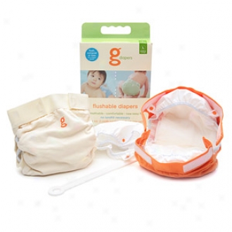 Gdiapers Little Gpants Biodegradable Refills, Large 26-36lbs, Large