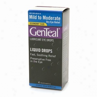 Genteal Lubricant Eyr Drops, Mild To Moderate Dry Eye Relief, Frugality Size