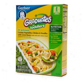 Gerber Graduates For Toddlers Lil' Entrees, Creamy Vegetables Chicken & Noodles