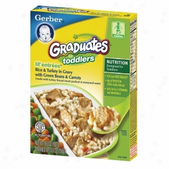 Gerber Graduates For Toddlers Lil' Entrees, Rice & Turkey In Gravy