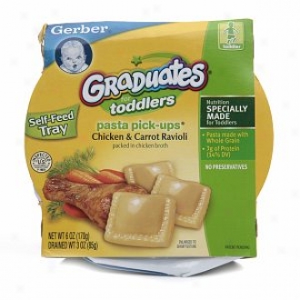 Gerber Graduates For Toddlers Pasta Pixk Ups, Chicken & Carrot Ravioli