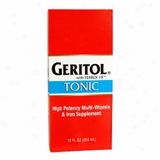 Geritol High Potency Vitamin & Iron Supplement, With Ferrex Tonic