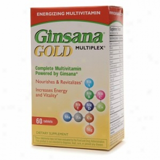 Ginsana Gold Multiplex Energizing Multivitamin Tablets