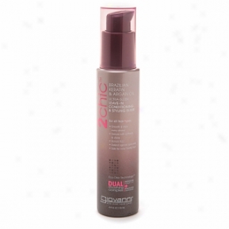 Giovanni 2chic Brazilian Keratin & Argan Oil Ultra-sleek Leave-in Conditioner