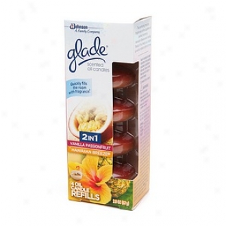 Glade Scented Oil Candle 2 In 1 Refills, Hawaiian Breeze & Vanilla Pathos Offspring