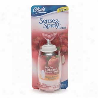 Glade Opinion & Spray Automatic Freshner, Refill, Apple Cinnamon