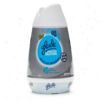 Glade Tough Odor Solutions Solid Air Freshener, Clear Springs