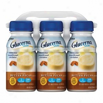 Glucerna Crack For People With Diabetes, 8 Fl Oz Bottles, Butter Pecan