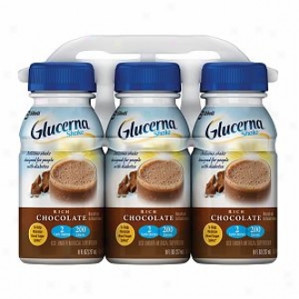 Glucerna Shake For People With Diabetes, 8 Fl Oz Bottles, Ricn Chocolzte