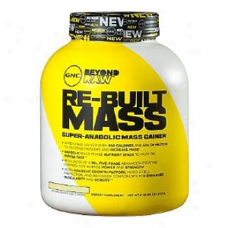 Gnc Beyond Raw Re-built Mass Super-anabolic Mass Gainer, Cookies & Cream