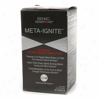 Gcn Genetixhd Meta-ignite Ultimate Thermogenic Amplifier, Tablets