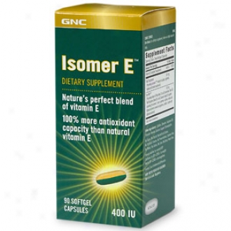 Gnc Isomer E, 400 Iu, Softgel Capsules