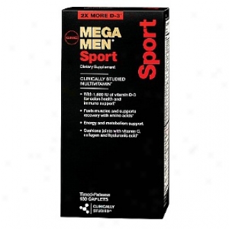 Gnc Men#039;s Mega Men Sport Multivitamin, Timed Release Caplets