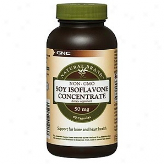 Gnc Natural Brand Non-gmo Soy Isoflavone Condense, 50mg, Capsules