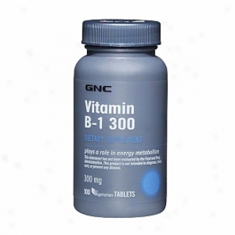 Gnc Vitamin B-1 300, Tablets